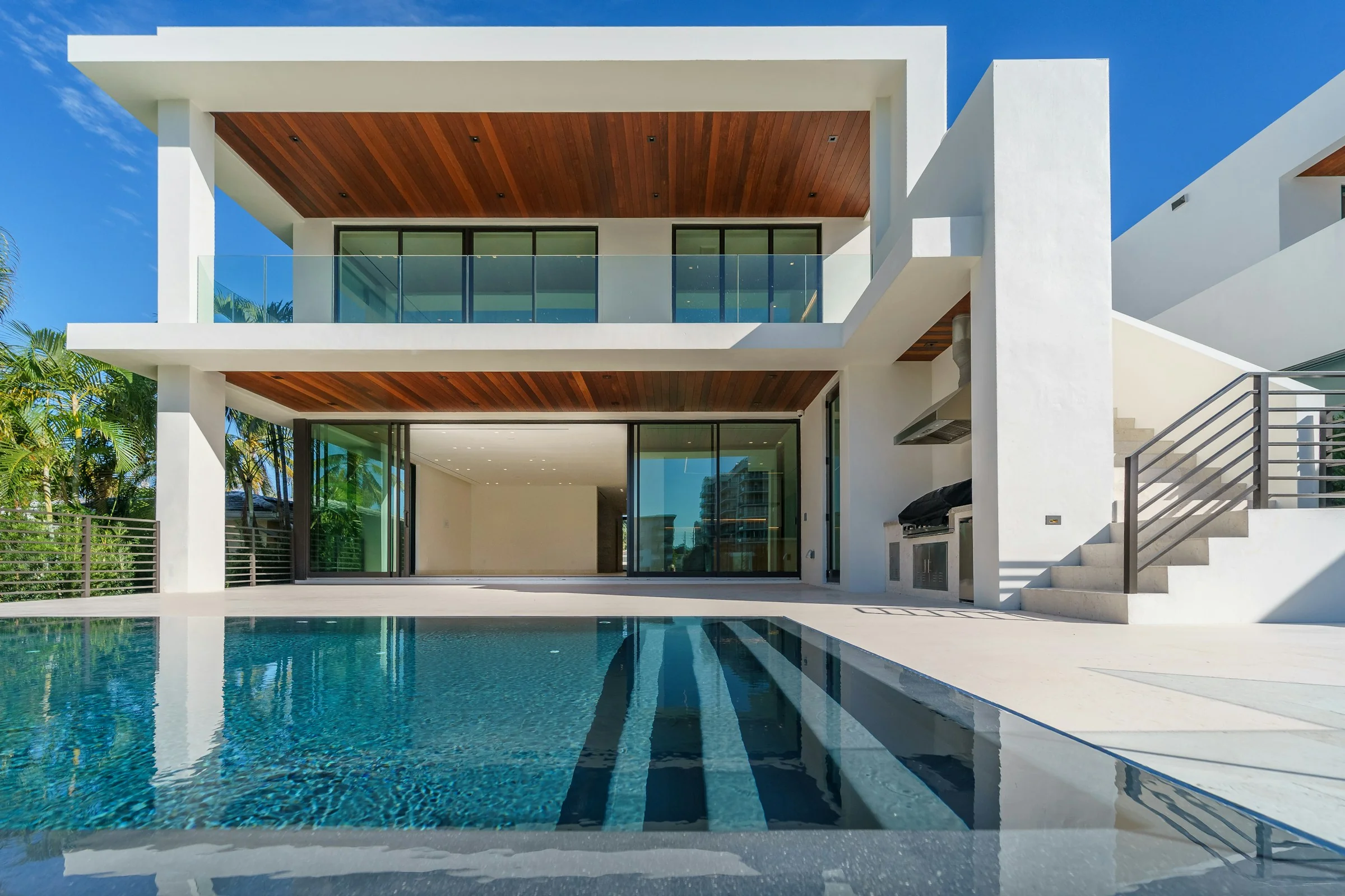 Private luxury villa with a pool